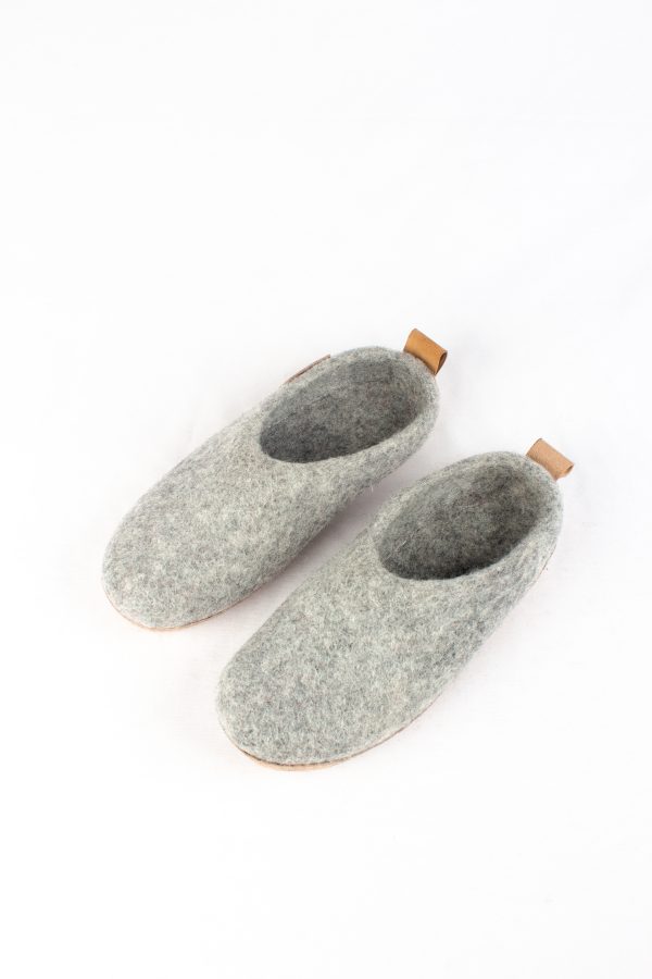 Grey Felt Shoe