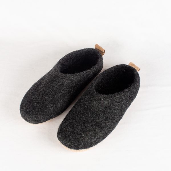 Black Felt Shoe