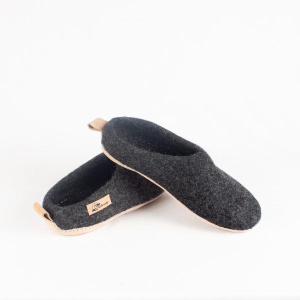 Black Felt Shoe - Image 3