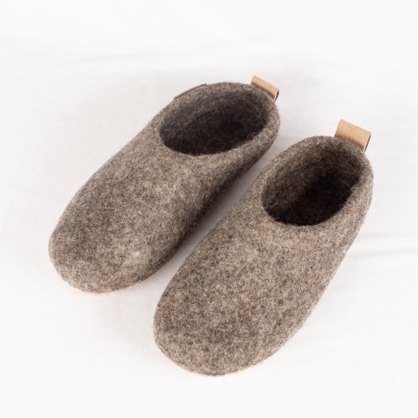 Brown Felt Shoe