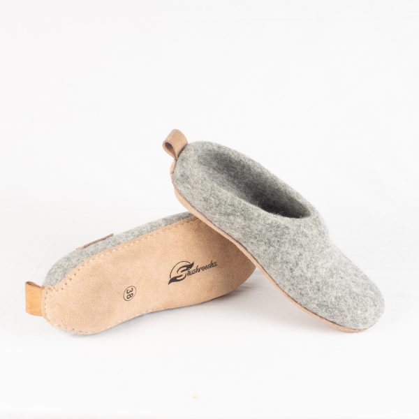 Grey Felt Shoe - Image 4
