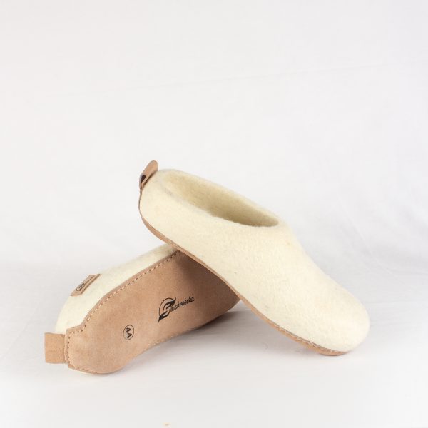 White Felt Shoe - Image 2