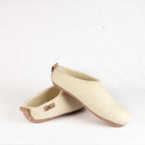 White Felt Shoe - Image 3